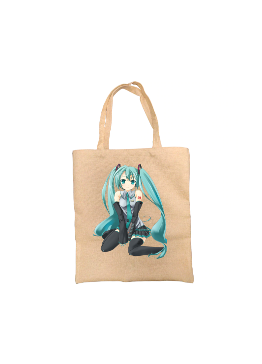 Anime Tote Bag, Hatsune Miku Tote Bag, Miku Bag, Tote Bag